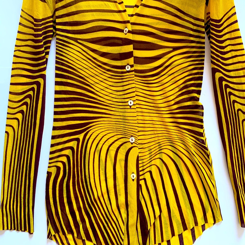 Stunning vintage Jean-Paul Gaultier shirt .Very rare ! In Very Good Condition. - Picture 5 of 5